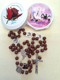 Terço de Pétalas de Rosas — Nossa Senhora com os Pastorinhos